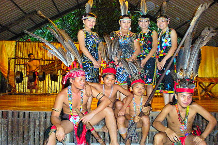 Tribespeople, Borneo