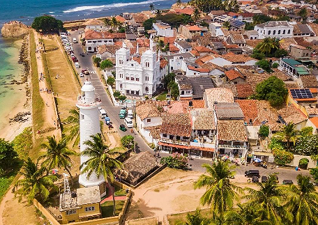 Aerial photo of Galle Fort, Sri Lanka